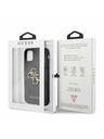 Guess Guess PU 4G fém logós hátlap iPhone 11 készülékhez Szürke