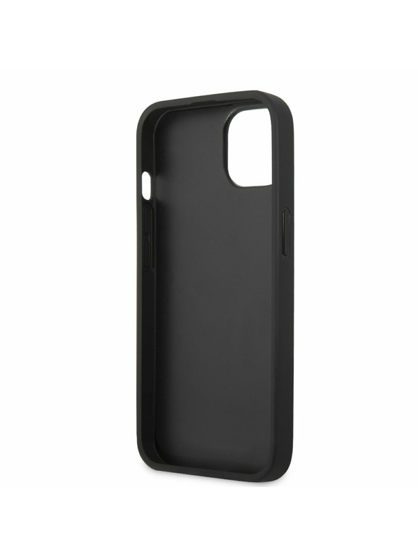 Guess PU 4G Metal Logo Zadní Kryt pro iPhone 13 Grey Telefontok