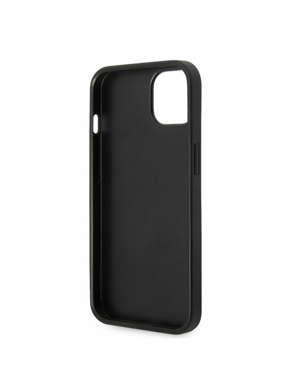 Guess PU 4G Metal Logo Zadní Kryt pro iPhone 14 Grey Telefontok