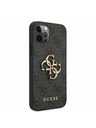 Guess Guess PU 4G fém logós fém hátlap iPhone 12 Pro Max szürke táskához