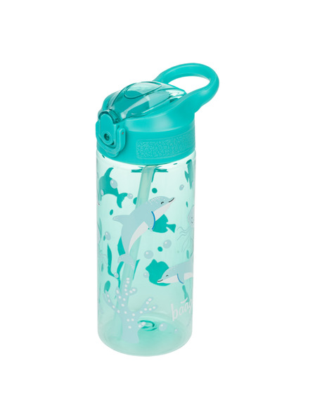 BAAGL  BAAGL Tritán ivópalack szívószállal Delfin 500 ml