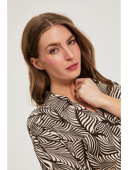 Moodo Barna viszkóz ing Moodo