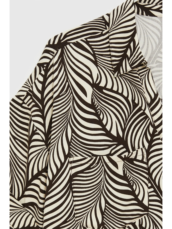 Moodo Barna viszkóz ing Moodo