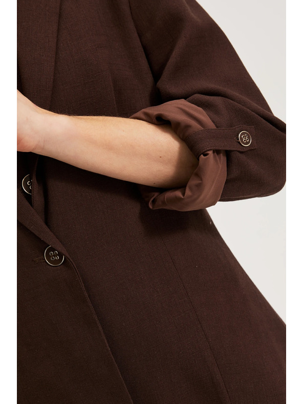 Moodo Lenvászon keverékű nőszemélyes barna Moodo