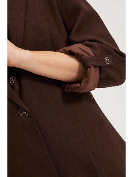 Moodo Lenvászon keverékű nőszemélyes barna Moodo