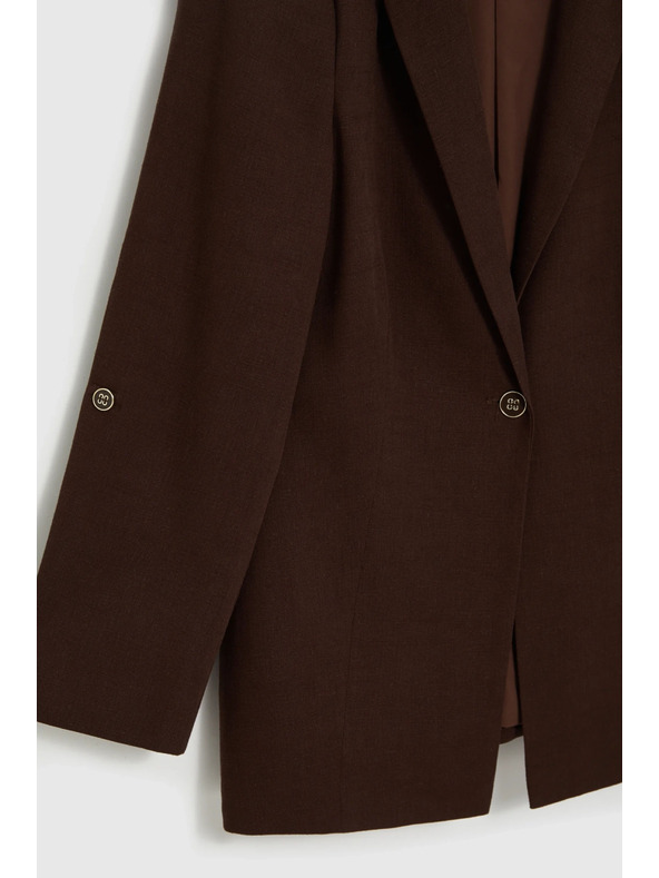 Moodo Lenvászon keverékű nőszemélyes barna Moodo