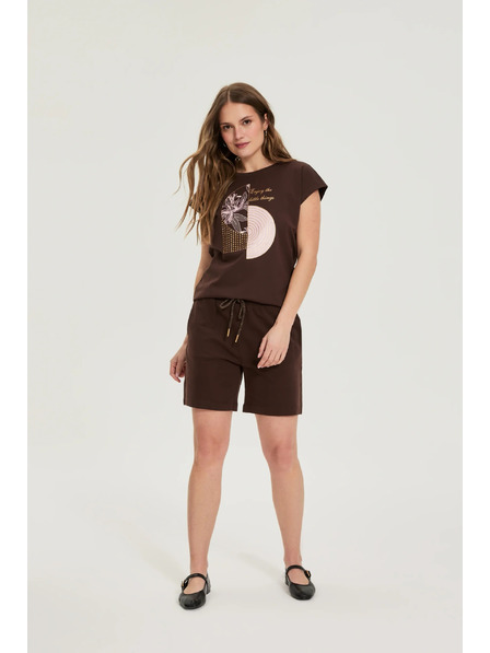 Moodo Pamut rövidnadrág barna Moodo