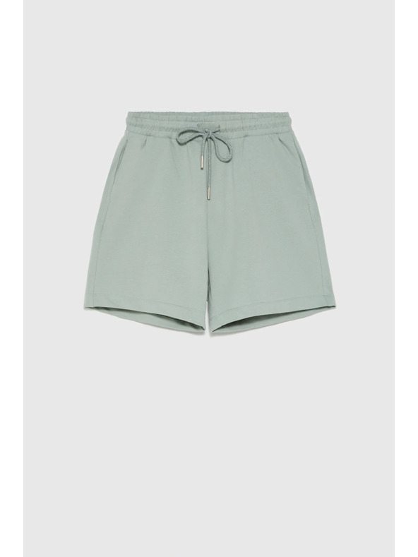 Moodo Pamut rövidnadrág oliva Moodo