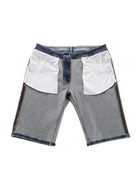 ALPINE PRO Férfi farmer rövidnadrág ALPINE PRO JENNER mood indigo