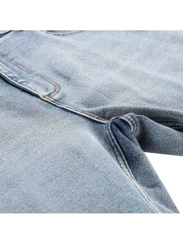 ALPINE PRO Férfi farmer rövidnadrág ALPINE PRO JENNER mood indigo