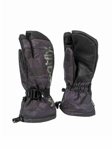 Meatfly Meatfly férfi kesztyű Limp Morph Black