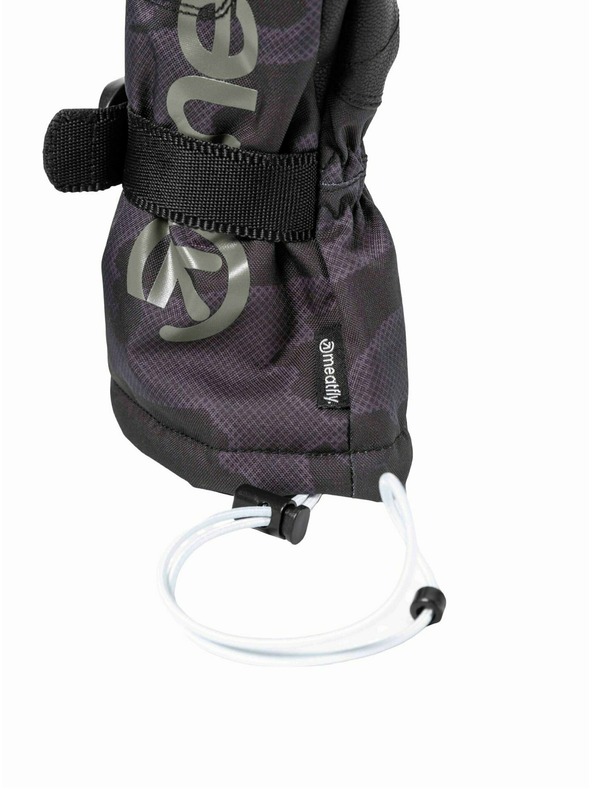 Meatfly Meatfly férfi kesztyű Limp Morph Black