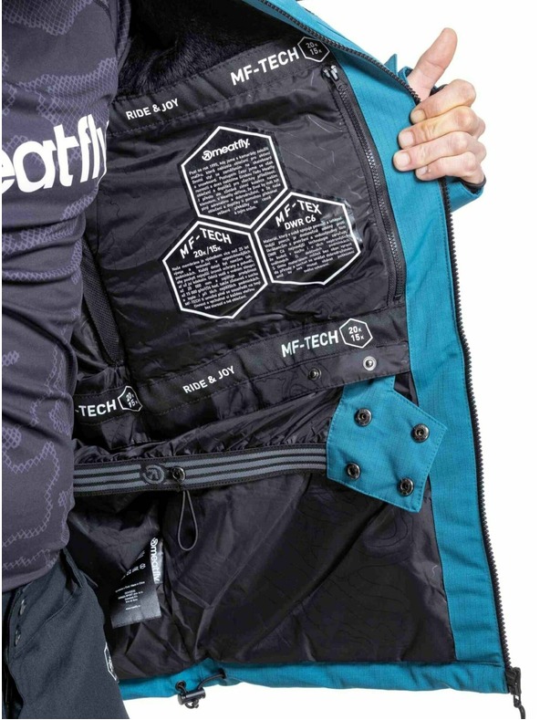 Meatfly Meatfly férfi SNB & SKI dzseki Helios Deep Ocean