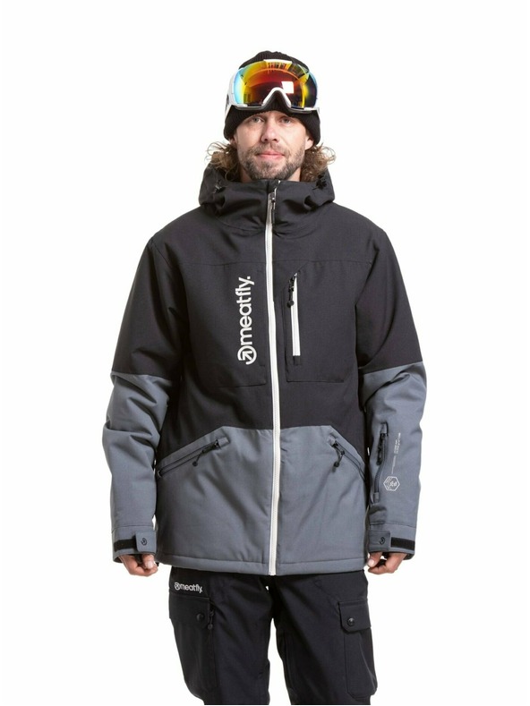 Meatfly Meatfly férfi SNB & SKI dzseki Helios Dark Grey / Black