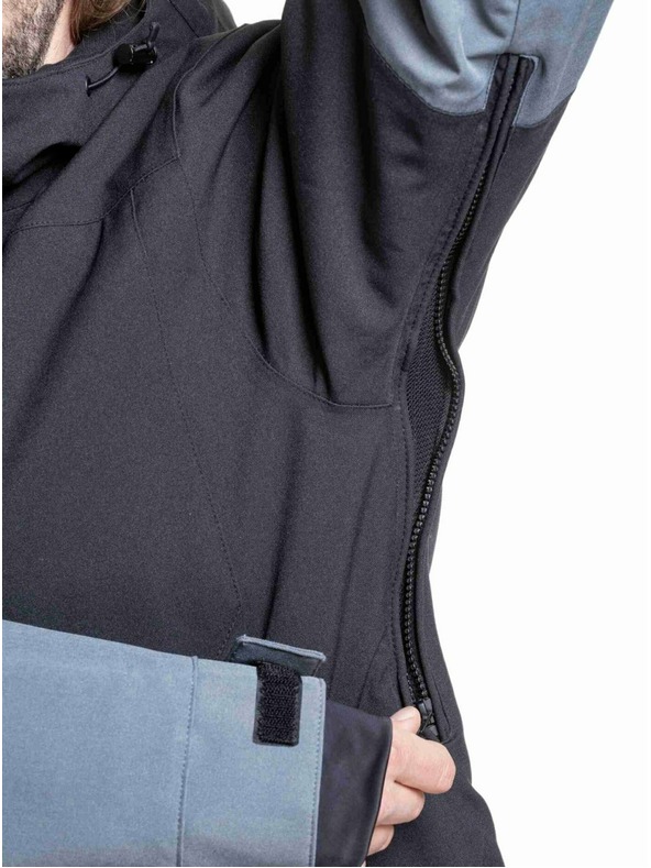 Meatfly Meatfly férfi SNB & SKI dzseki Helios Dark Grey / Black