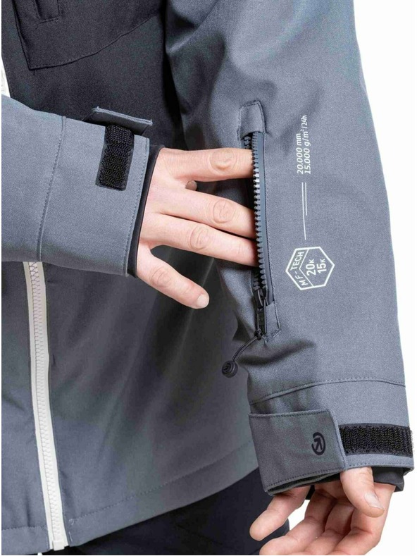 Meatfly Meatfly férfi SNB & SKI dzseki Helios Dark Grey / Black