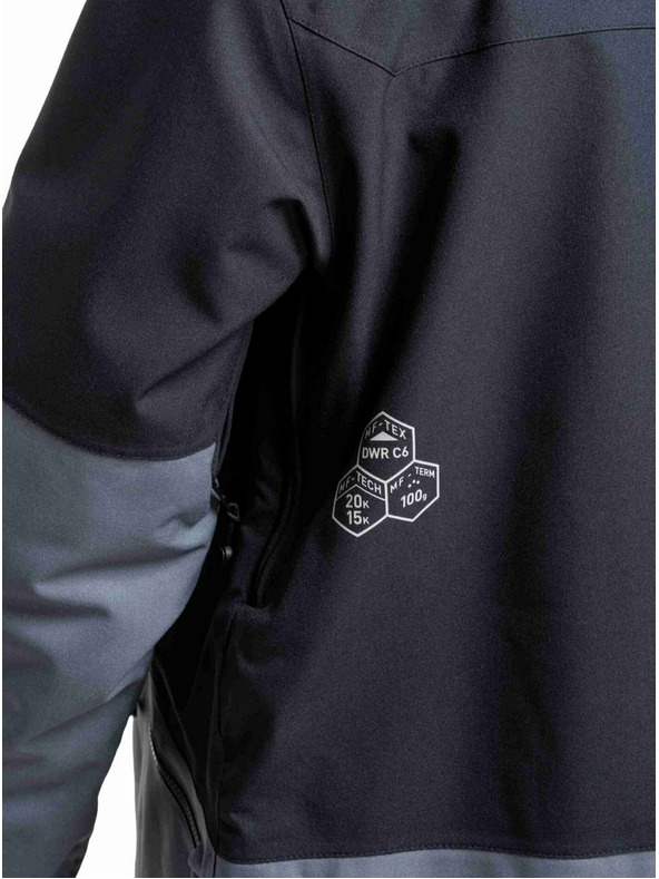 Meatfly Meatfly férfi SNB & SKI dzseki Helios Dark Grey / Black