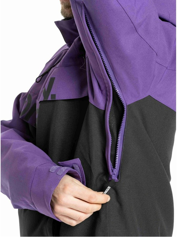 Meatfly Meatfly férfi SNB & SKI dzseki Slinger Petunia / Black