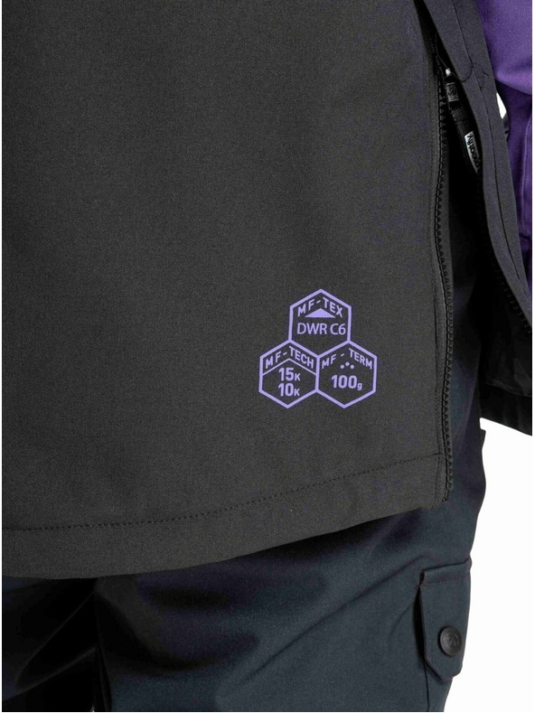 Meatfly Meatfly férfi SNB & SKI dzseki Slinger Petunia / Black