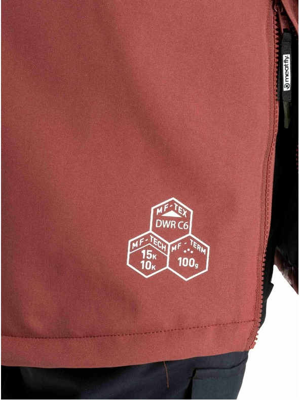 Meatfly Meatfly férfi SNB & SKI dzseki Slinger Oil Green / Merlot