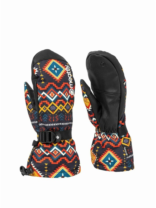 Meatfly Meatfly női kesztyű Manson Jones Black