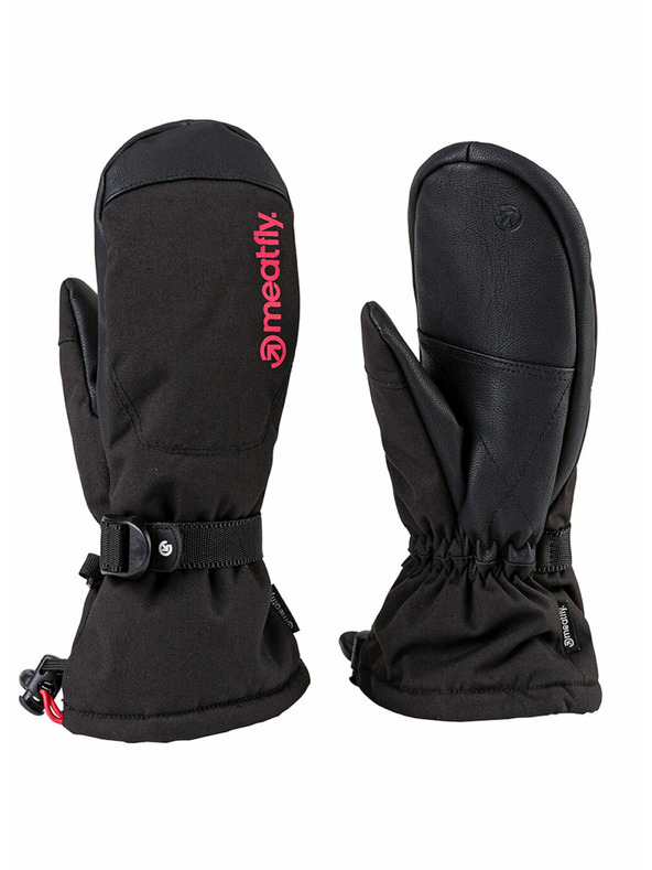 Meatfly Meatfly női kesztyű Manson Black