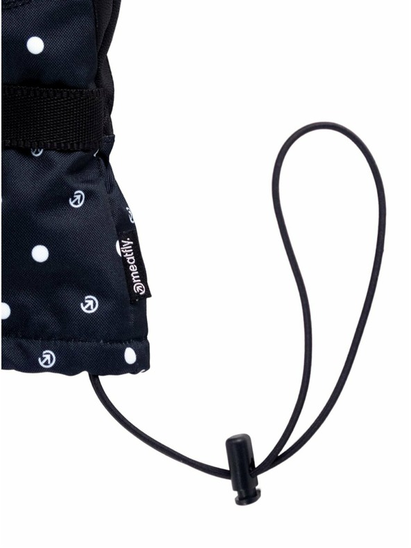 Meatfly Meatfly női kesztyű Manson Black Dots