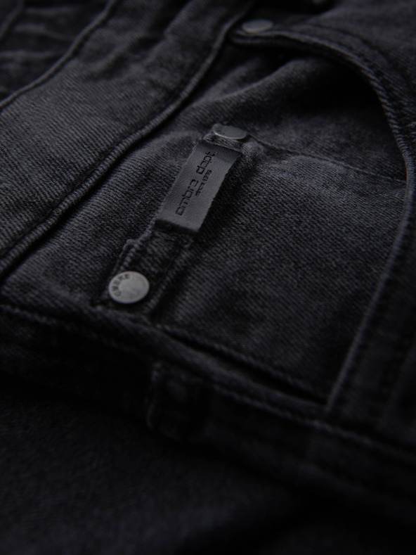 Ombre Clothing Férfi farmer jogging nadrág klasszikus sliccal - fekete V3 OM-PADJ-0265 Ombre Clothing