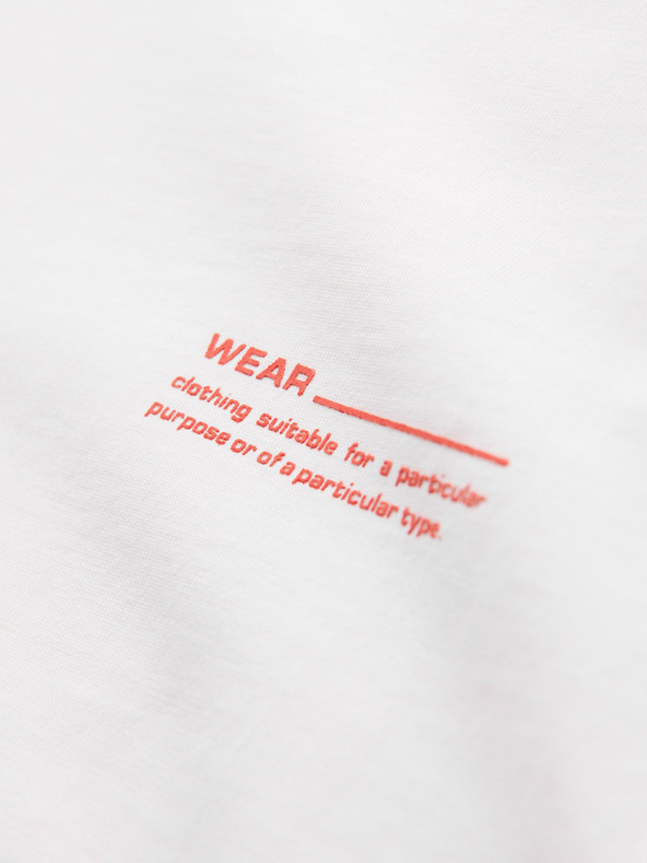 Ombre Clothing Férfi pamut ujjak nélküli TANK TOP póló - fehér V1 OM-TSTT-0243 Ombre Clothing