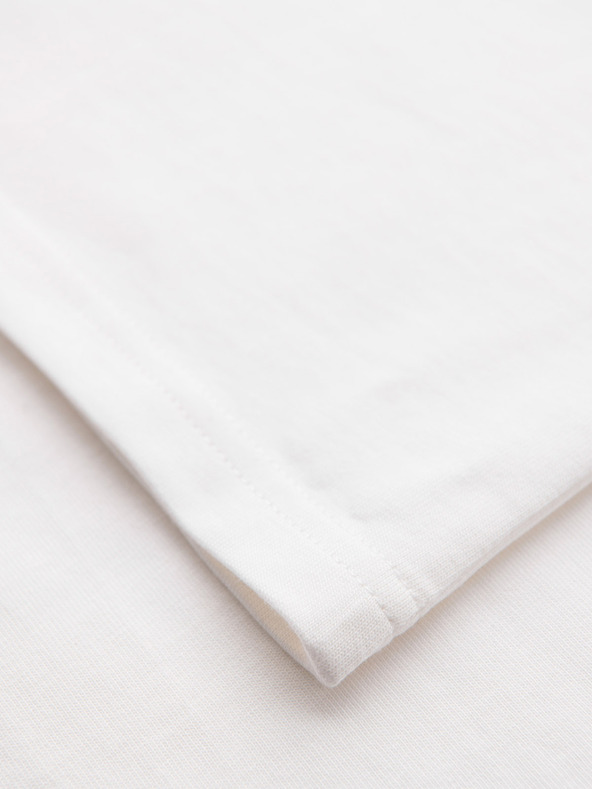 Ombre Clothing Férfi pamut ujjak nélküli TANK TOP póló - fehér V1 OM-TSTT-0243 Ombre Clothing