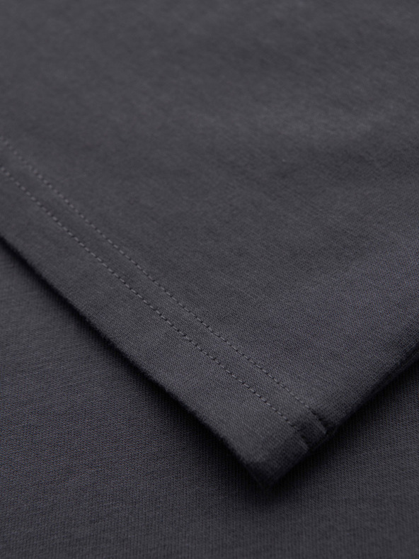 Ombre Clothing Férfi pamut ujjak nélküli TANK TOP póló - grafitszürke V2 OM-TSTT-0243 Ombre Clothing