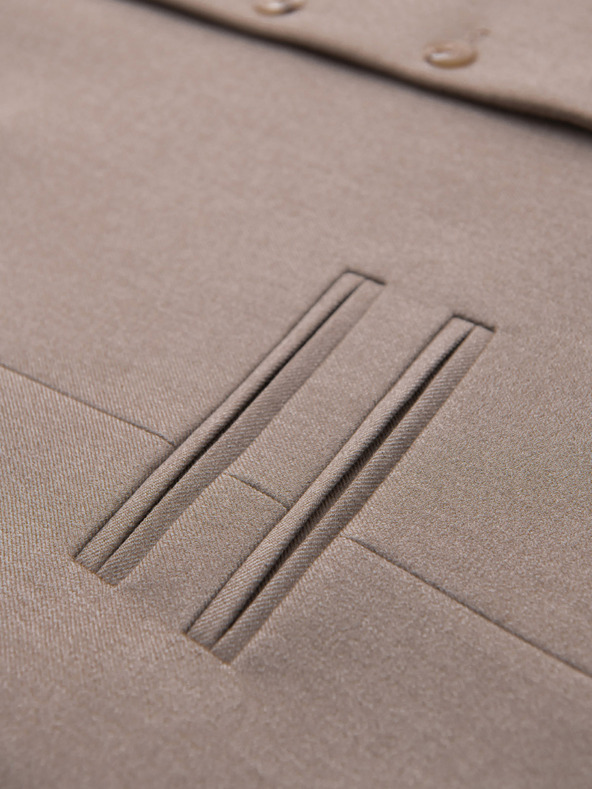 Ombre Clothing Klasszikus férfi mellény béléssel - bézs V1 V64 Ombre Clothing