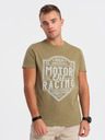 Ombre Clothing Khaki férfi ing Ombre ruházat