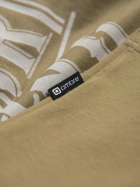 Ombre Clothing Khaki férfi ing Ombre ruházat