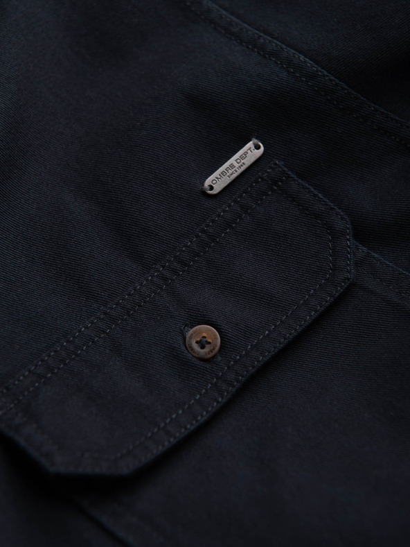 Ombre Clothing Sötétkék férfi ombre ruházat felső ruházat ing