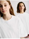 Marks & Spencer Egyszínű póló 100% pamutból (2–16 éves) Marks & Spencer fehér