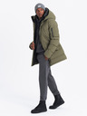 Ombre Clothing Férfi szabadtéri hosszú parka dzseki Ombre ruházat