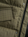 Ombre Clothing Férfi szabadtéri hosszú parka dzseki Ombre ruházat