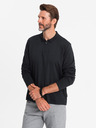 Ombre Clothing Férfi hosszú ujjú póló póló Ombre ruházat