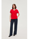 Moodo Pamut blúz piros Moodo