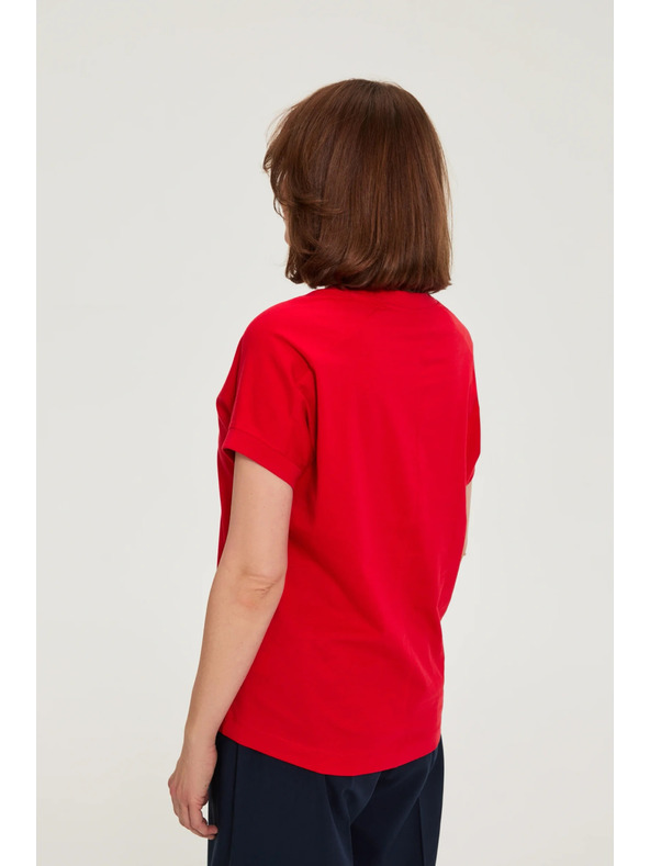 Moodo Pamut blúz piros Moodo