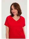 Moodo Pamut blúz piros Moodo