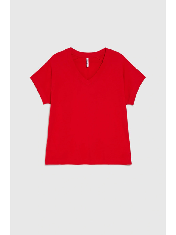 Moodo Pamut blúz piros Moodo