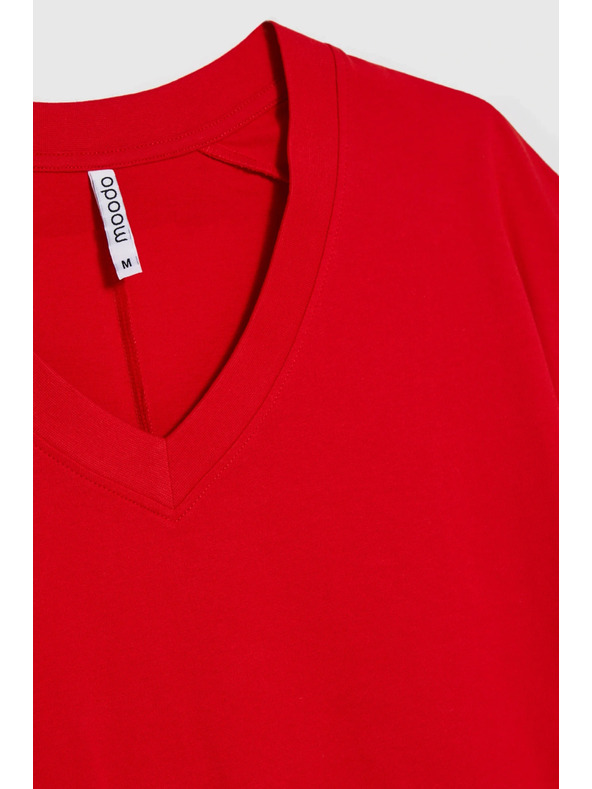 Moodo Pamut blúz piros Moodo