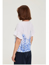 Moodo Nyomott blúz fehér Moodo