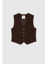 Moodo Lenvegyület mellény barna Moodo