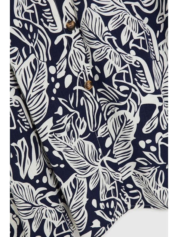 Moodo Viszkóz szoknya sötétkék Moodo