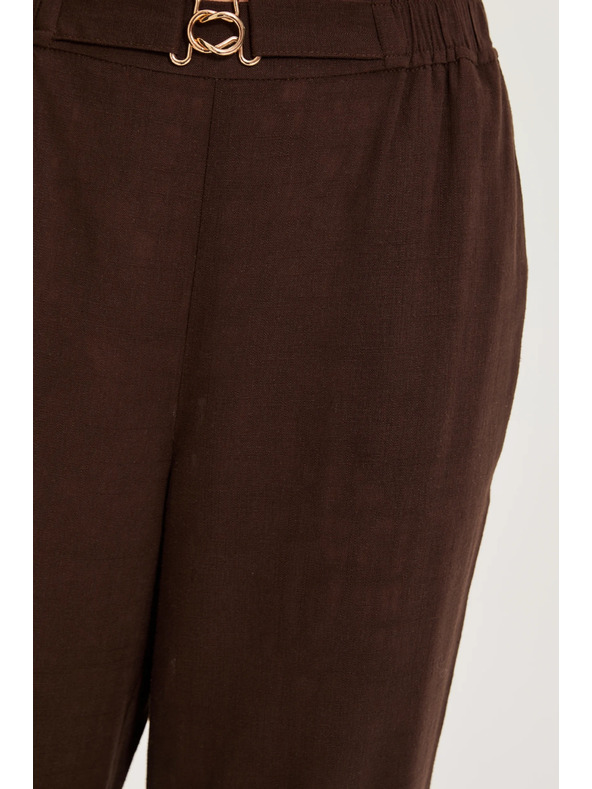 Moodo Lenvegyület nadrág barna Moodo