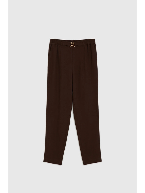 Moodo Lenvegyület nadrág barna Moodo