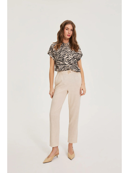 Moodo Lenvegyület nadrág bézs Moodo